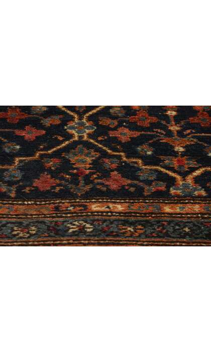 3 x 4 Small Antique Black Persian Hamadan Rug 78737