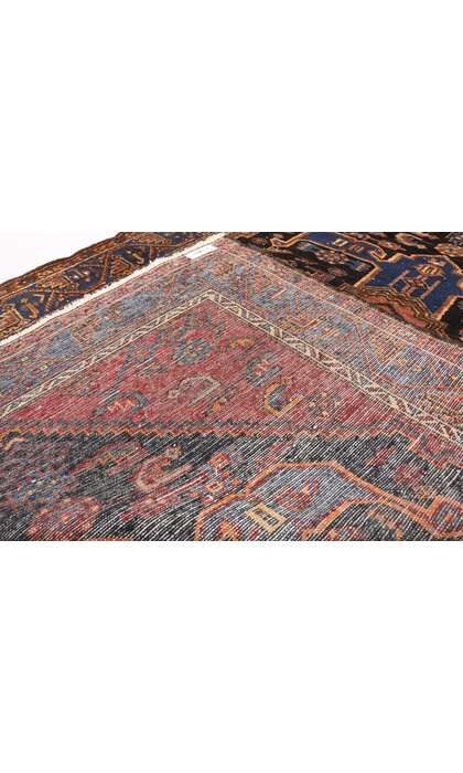 5 x 6 Antique Persian Nahavand Hamadan Rug 20444