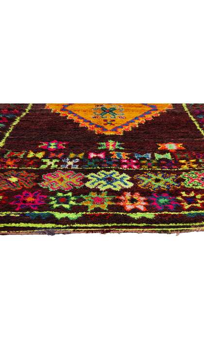 5 x 11 Colorful Vintage Beni MGuild Moroccan Rug 21804