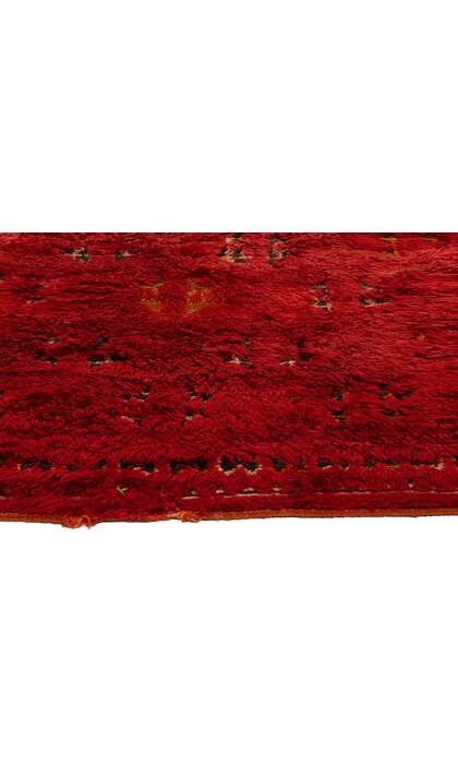5 x 6 Vintage Red Beni MGuild Moroccan Rug 21796