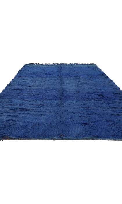 5 x 8 Vintage Blue Beni Mrirt Moroccan Rug 21773