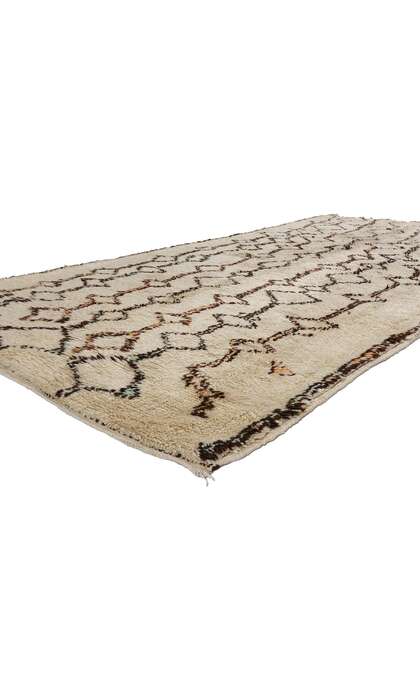 5 x 10 Vintage Moroccan Beni Ourain Rug 21789