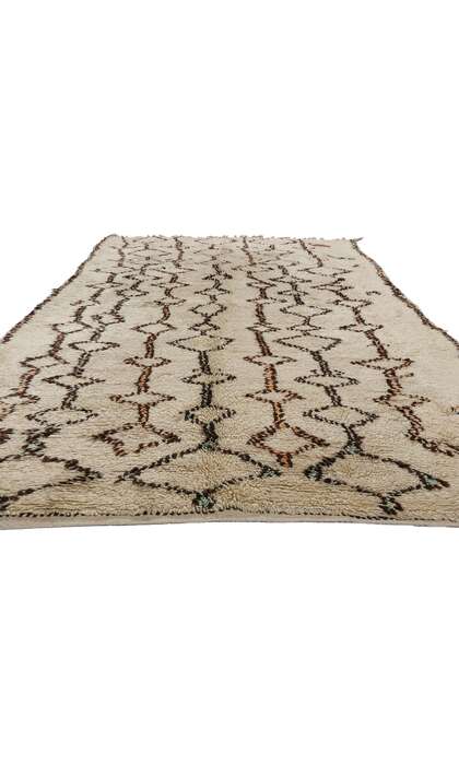 5 x 10 Vintage Moroccan Beni Ourain Rug 21789