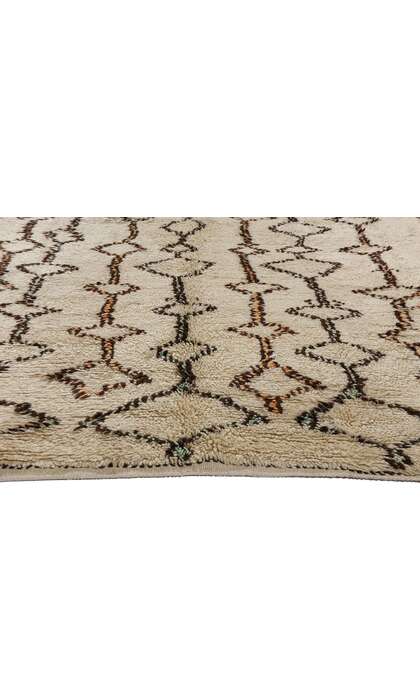 5 x 10 Vintage Moroccan Beni Ourain Rug 21789