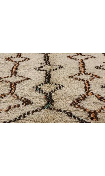 5 x 10 Vintage Moroccan Beni Ourain Rug 21789