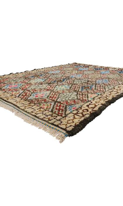 ​6 x 9 Vintage Moroccan Beni Ourain Rug 21775