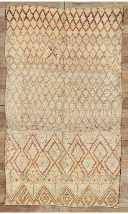 5 x 9 Vintage Moroccan Beni Ourain Rug 21764
