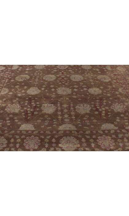 8 x 10 Brown Transitional Indian Area Rug 30222