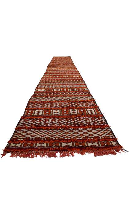3 x 23 Vintage Zemmour Moroccan Kilim Rug 21772
