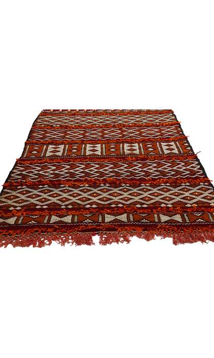 3 x 23 Vintage Zemmour Moroccan Kilim Rug 21772