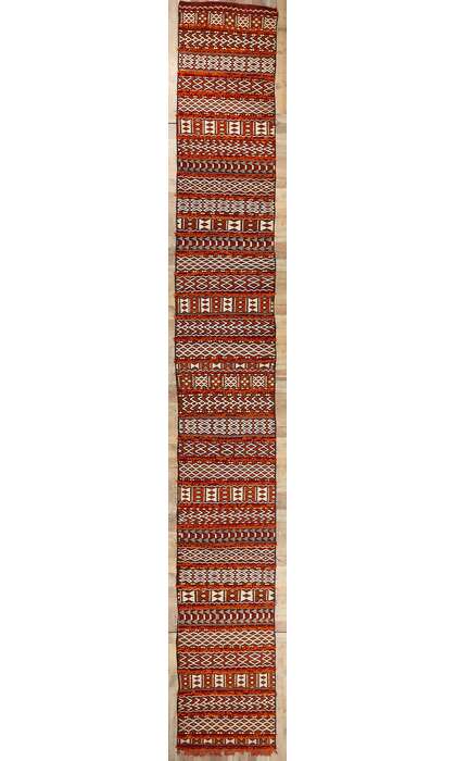 3 x 23 Vintage Zemmour Moroccan Kilim Rug 21772