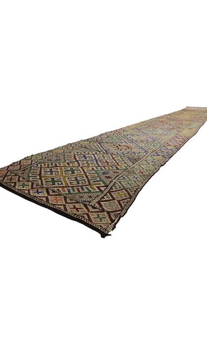 3 x 22 Vintage Zemmour Moroccan Rug 21846