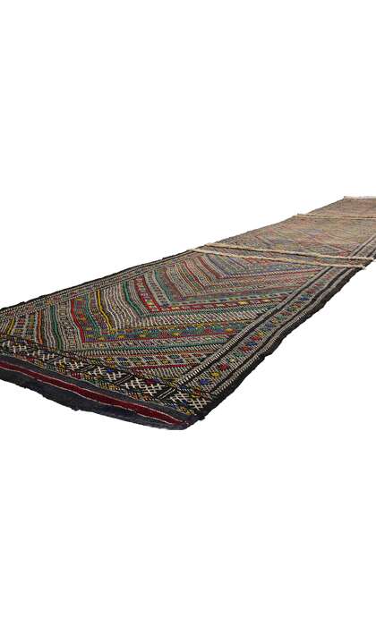 4 x 20 Vintage Zemmour Moroccan Kilim Rug 21847