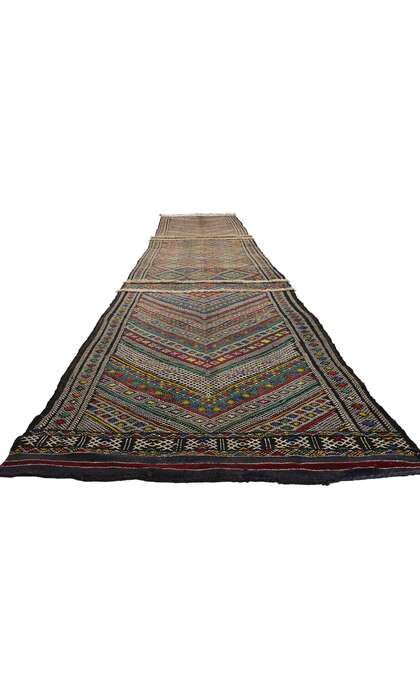 4 x 20 Vintage Zemmour Moroccan Kilim Rug 21847