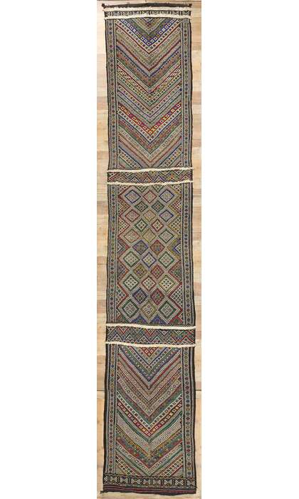 4 x 20 Vintage Zemmour Moroccan Kilim Rug 21847