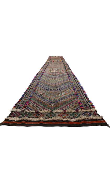 4 x 26 Vintage Zemmour Moroccan Kilim Rug 21848