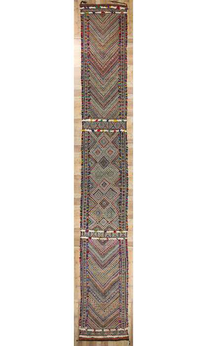 4 x 26 Vintage Zemmour Moroccan Kilim Rug 21848