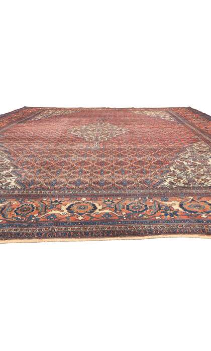 13 x 20 Oversized Antique Persian Bibikabad Rug 78091