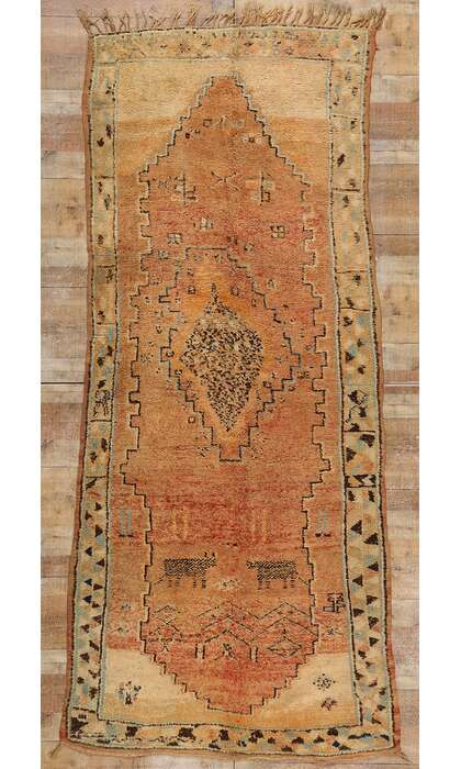 5 x 11 Vintage Boujad Moroccan Rug 21774
