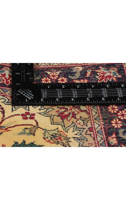 2 x 3 Vintage Beige Chinese Tabriz Rug 78695