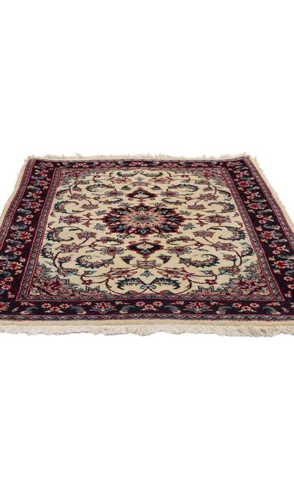 2 x 3 Vintage Beige Chinese Tabriz Rug 78695