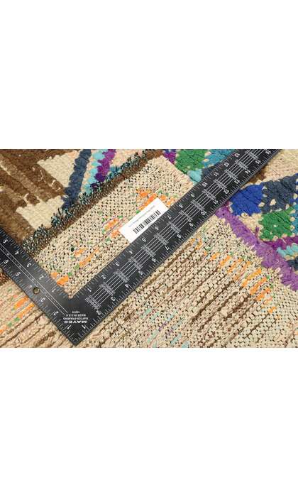 3 x 7 Vintage Moroccan Azilal Rag Rug 20628