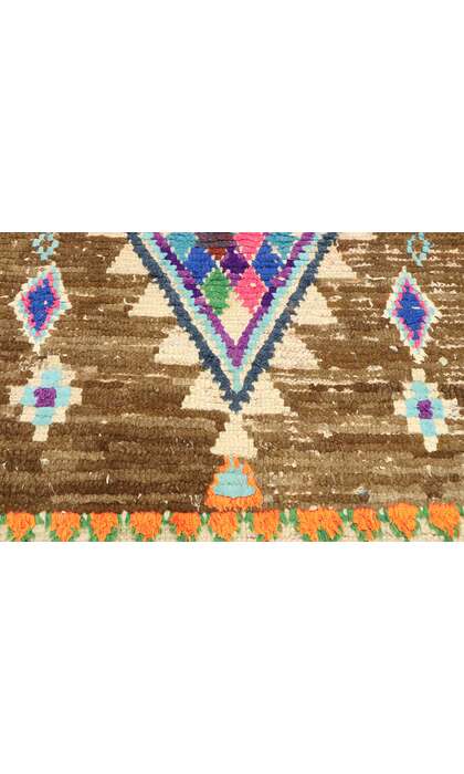 3 x 7 Vintage Moroccan Azilal Rag Rug 20628