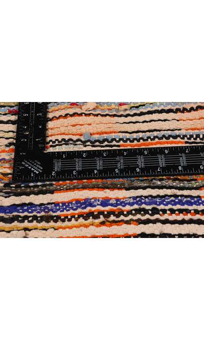 ​4 x 9 Vintage Boucherouite Moroccan Azilal Rag Rug 21760
