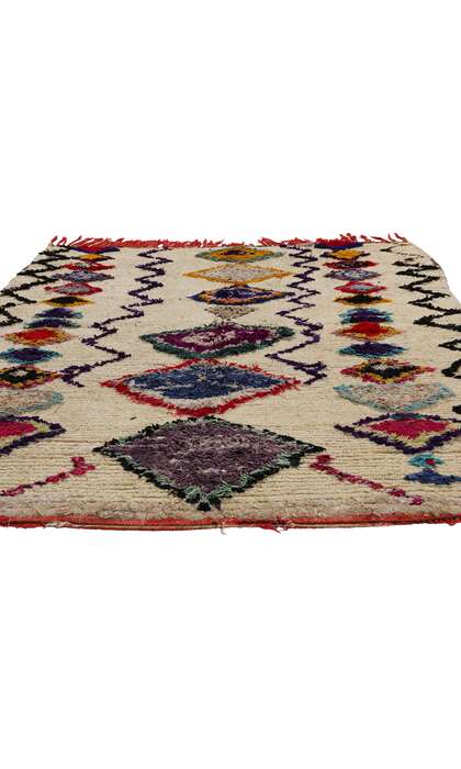 5 x 7 Vintage Moroccan Azilal Rag Rug 21792