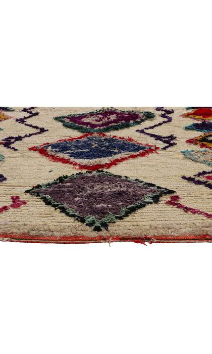 5 x 7 Vintage Moroccan Azilal Rag Rug 21792
