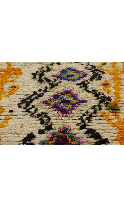 5 x 8 Colorful Vintage Moroccan Azilal Rag Rug 21810