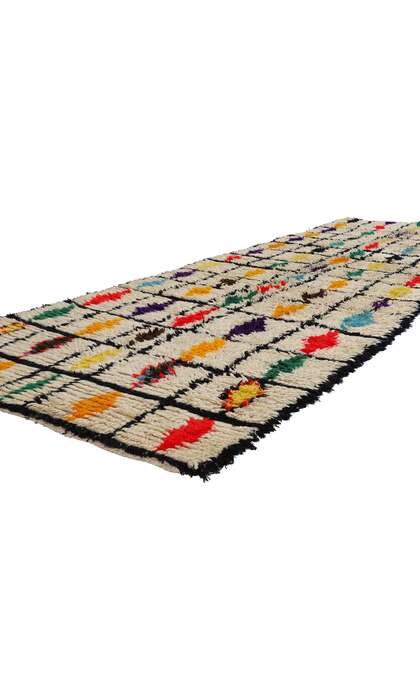 4 x 11 Colorful Vintage Moroccan Azilal Rug 21805