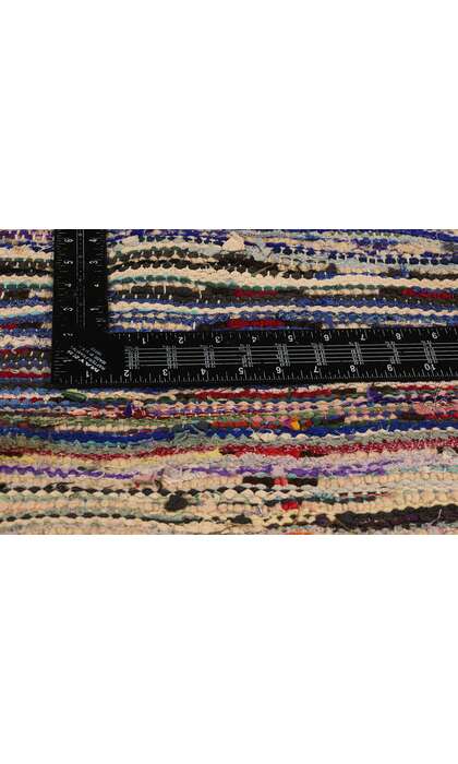 4 x 7 Vintage Moroccan Azilal Rag Rug 21783
