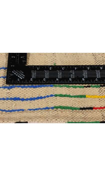 4 x 7 Colorful Vintage Moroccan Azilal Rag Rug 21738