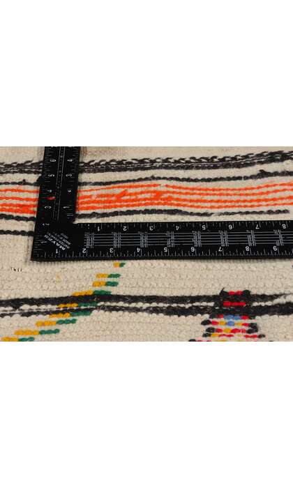 ​4 x 7 Colorful Vintage Moroccan Azilal Rug 21736