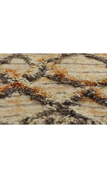 4 x 7 Vintage High-Low Moroccan Azilal Rug 21744