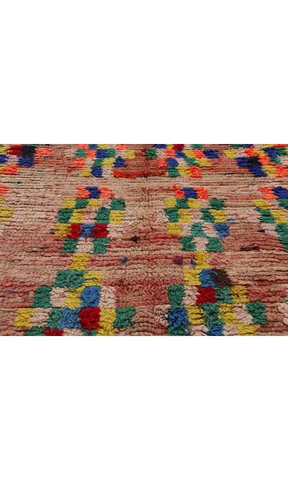 4 x 8 Colorful Vintage Moroccan Azilal Rug 21797