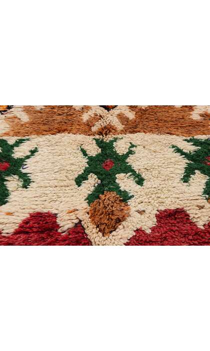 4 x 8 Vintage Earth-Tone Moroccan Azilal Rug 21753