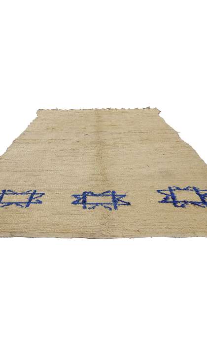 ​5 x 10 Vintage Moroccan Azilal Rug 21756