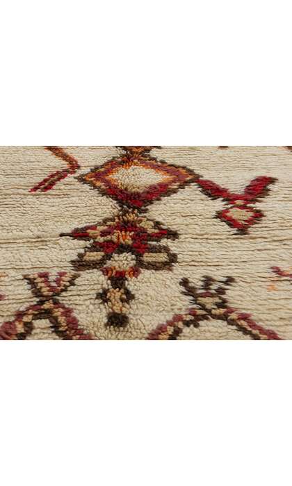 5 x 12 Vintage Neutral Moroccan Azilal Rug 21826