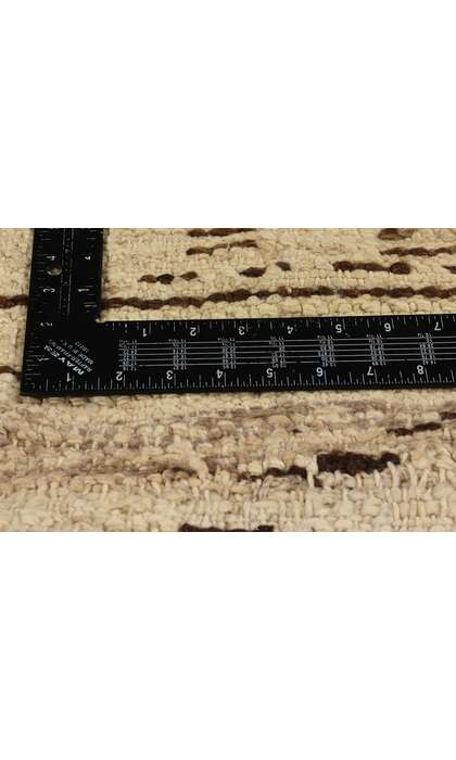 5 x 5 Vintage Neutral Moroccan Azilal Rug 21763