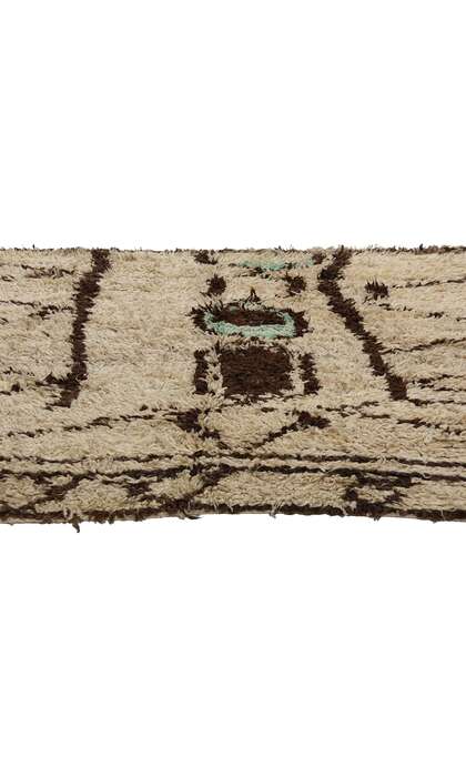 5 x 5 Vintage Neutral Moroccan Azilal Rug 21763