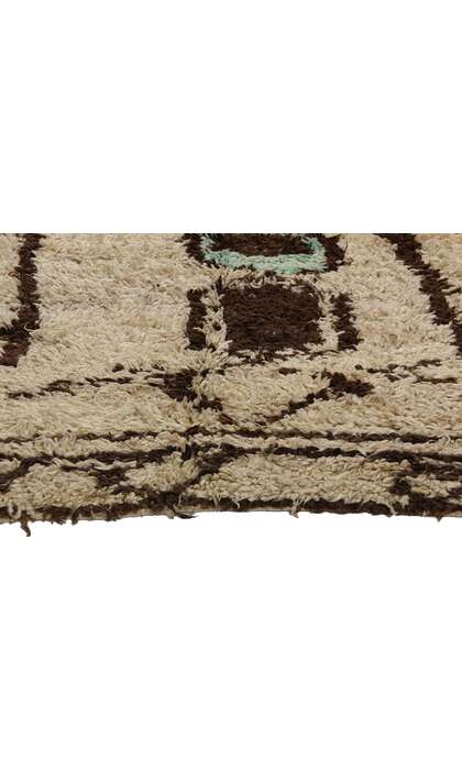 5 x 5 Vintage Neutral Moroccan Azilal Rug 21763
