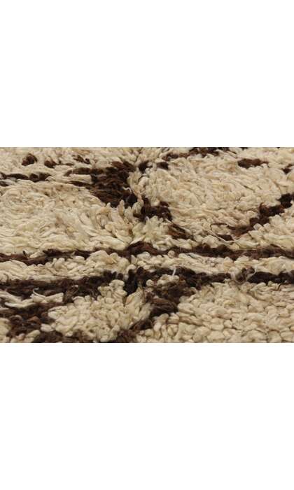 5 x 5 Vintage Neutral Moroccan Azilal Rug 21763