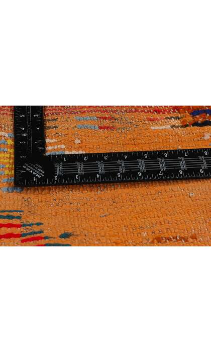 5 x 6 Vintage Orange Moroccan Azilal Rug 21798