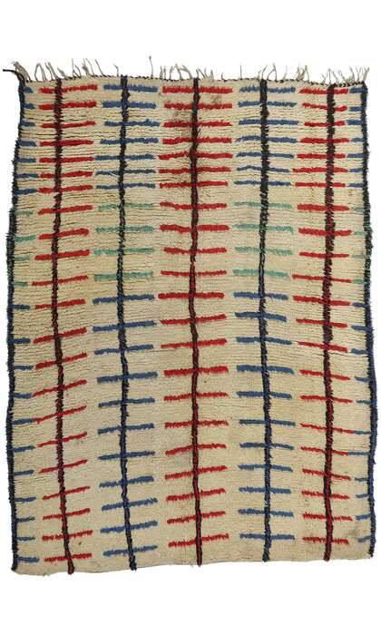 5 x 7 Vintage Moroccan Azilal Rug 21811