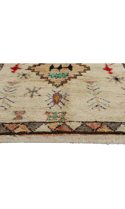 5 x 8 Colorful Vintage Moroccan Azilal Rug 21827
