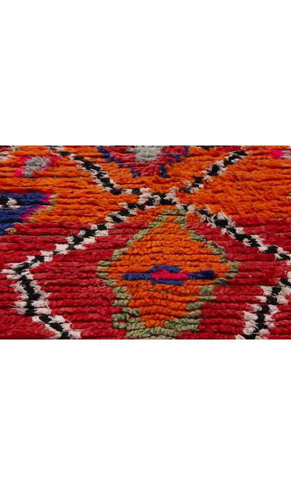 ​5 x 8 Vintage Red Moroccan Azilal Rug 21735