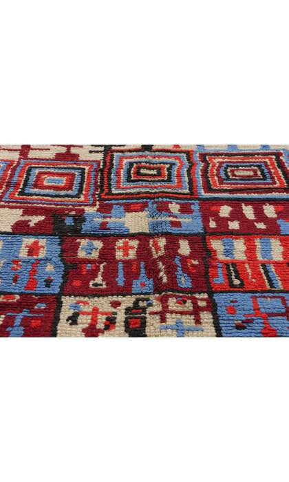 ​5 x 8 Vintage Checkered Moroccan Azilal Rug 21759
