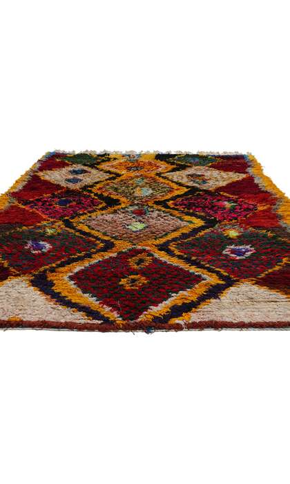 5 x 8 Vintage Red Moroccan Azilal Rug 21749
